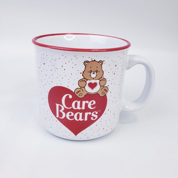 Silver Buffalo Care Bears Tenderheart Bear Heart Logo Ceramic Camper Mug, 20 Oz - Picture 1 of 5